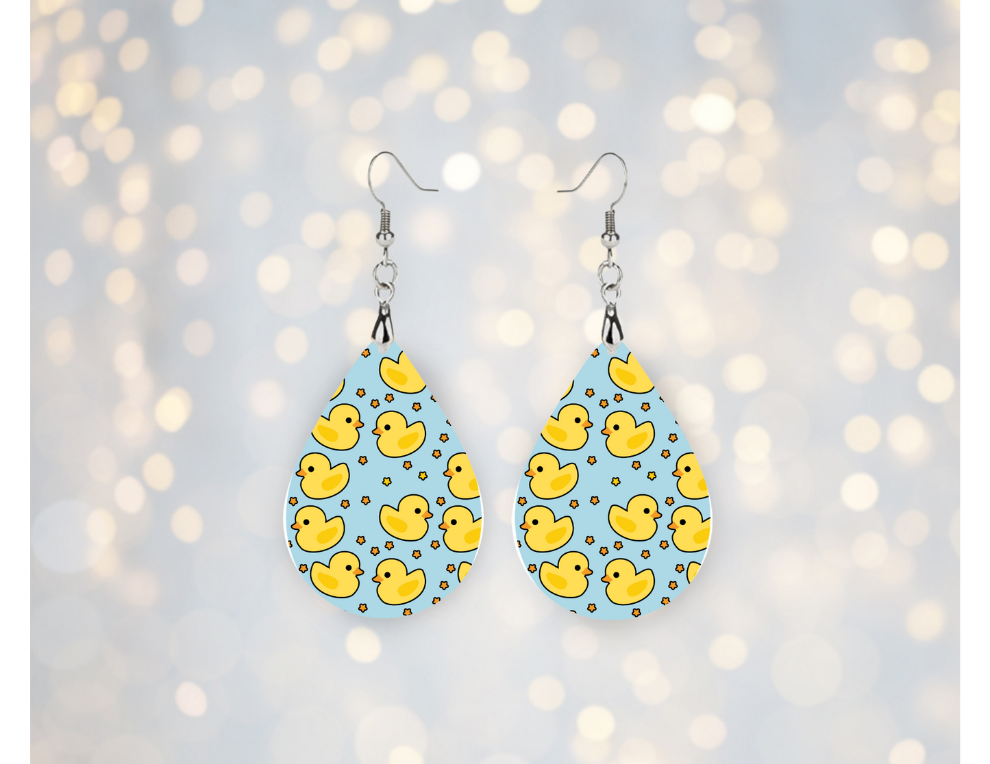 Lucky Ducky Teardrop Earrings š„š