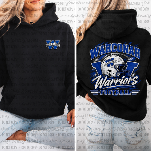 Wahconah Warriors Football Logo