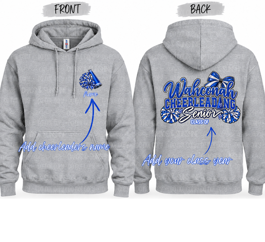 Wahconah Cheerleading Senior | Personalized Front & Back