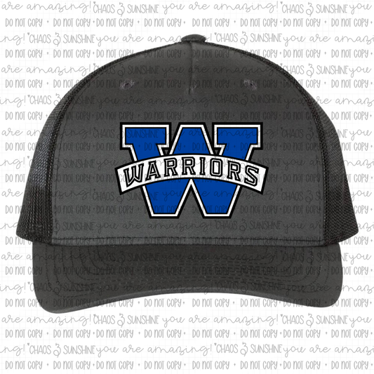 Wahconah Warriors W Logo Trucker Hat
