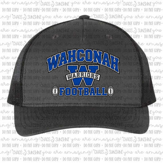 Wahconah Warriors Football Trucker Hat