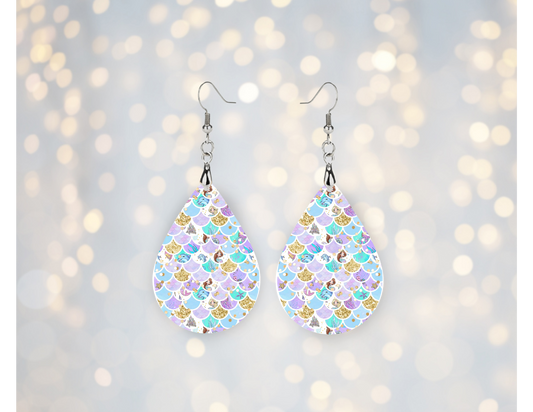 Mermaid Dreams Scallop Pattern Earrings 🧜🏻‍♀️✨