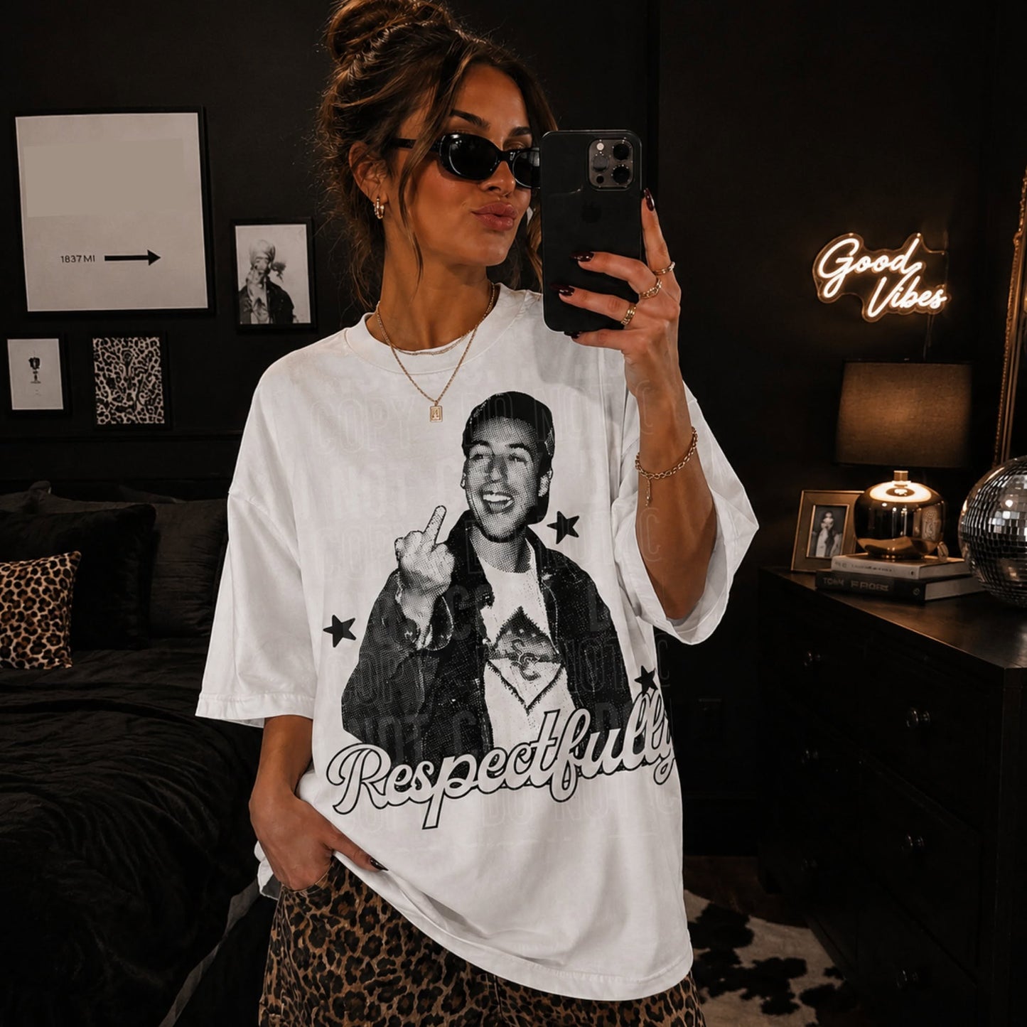 Respectfully Adam Sandler Graphic Tee