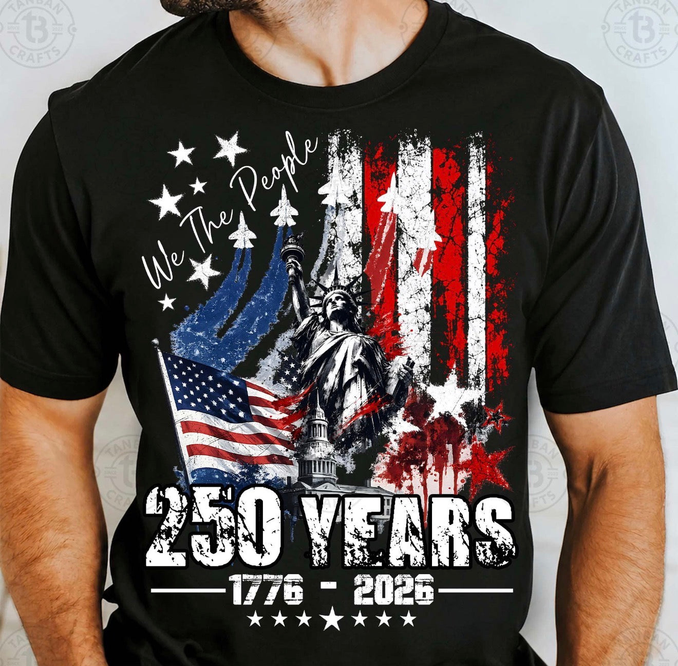 We The People 250 Years of Freedom Patriotic Shirt