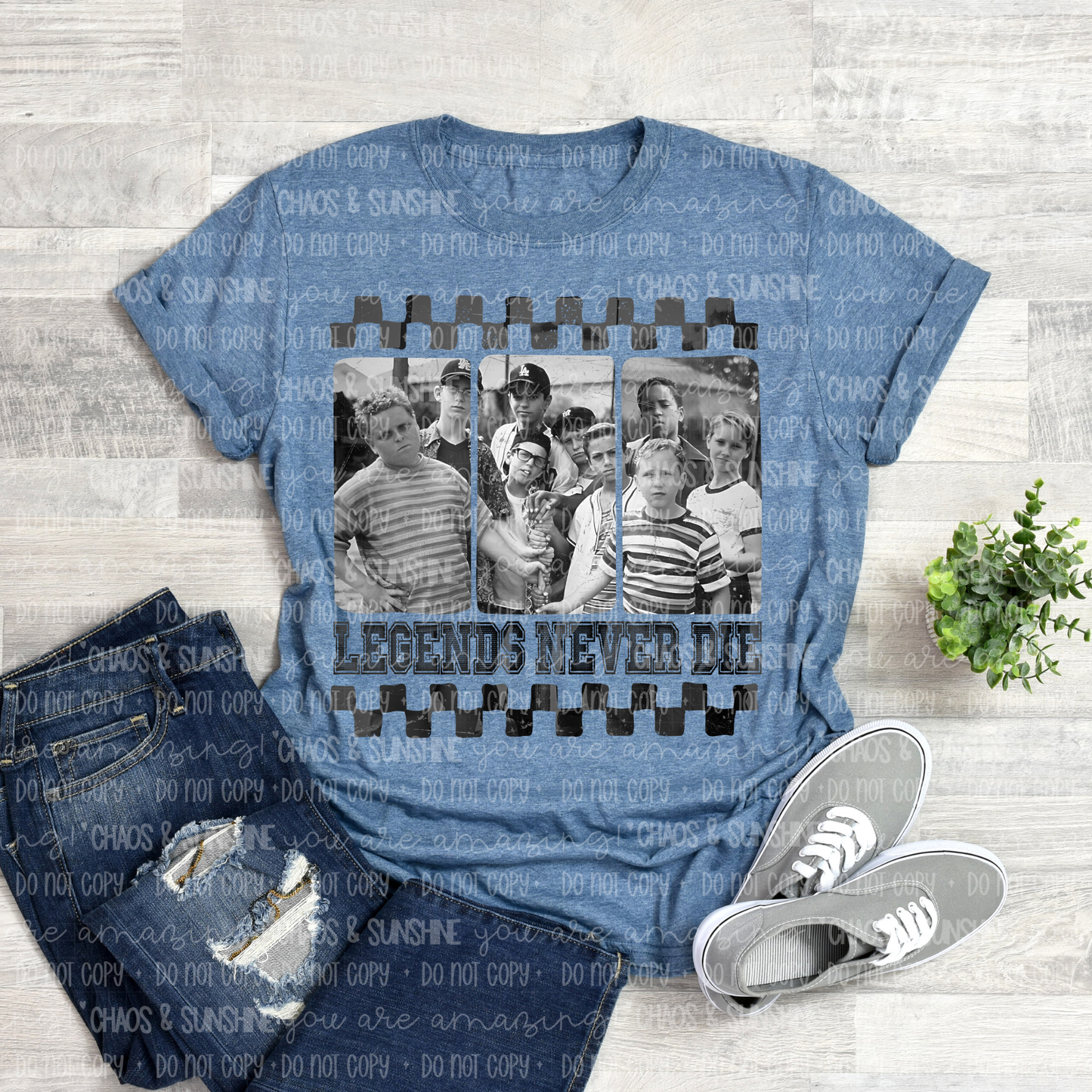 Legends Never Die Tee 🎬🖤
