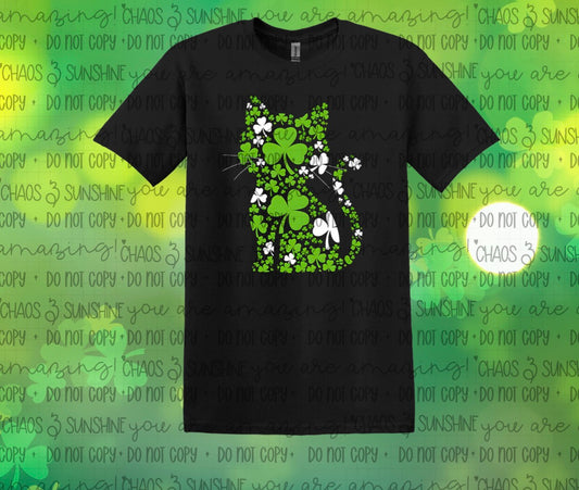 Lucky Shamrock Cat St. Patrick’s Day