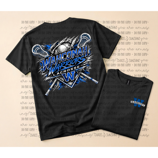Wahconah Warriors Lacrosse “Breakthrough” Warriors Pocket Design