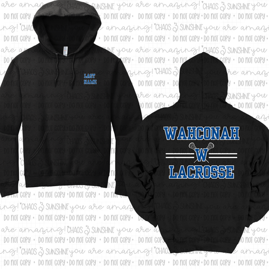 Wahconah Lacrosse Classic Last Name Pocket