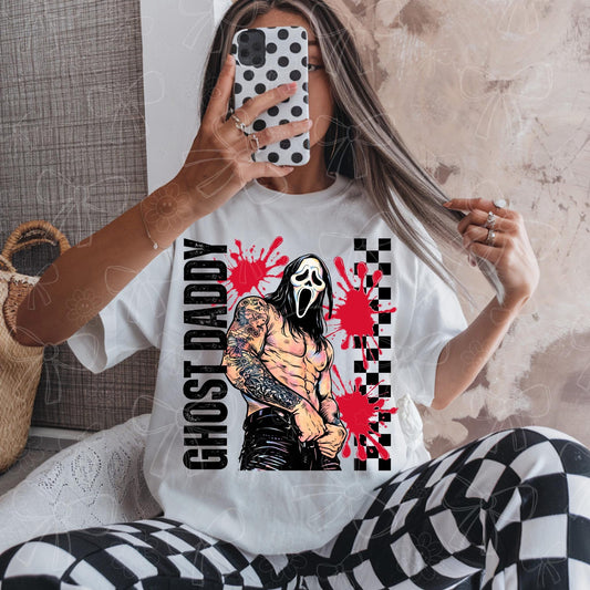 Ghost Daddy Graphic Sweatshirt | Funny Horror Sweatshirt | Halloween Graphic Sweatshirt| Unisex Spooky Sweatshirt