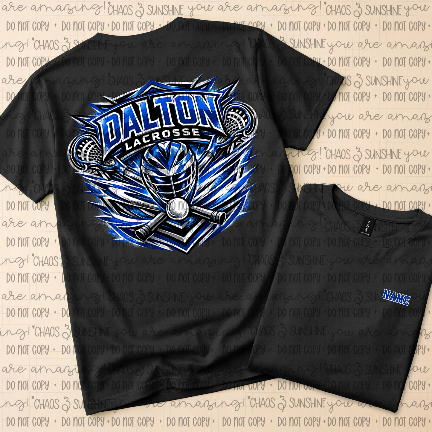 Dalton Lacrosse “Stormbreaker” Last Name Pocket Design