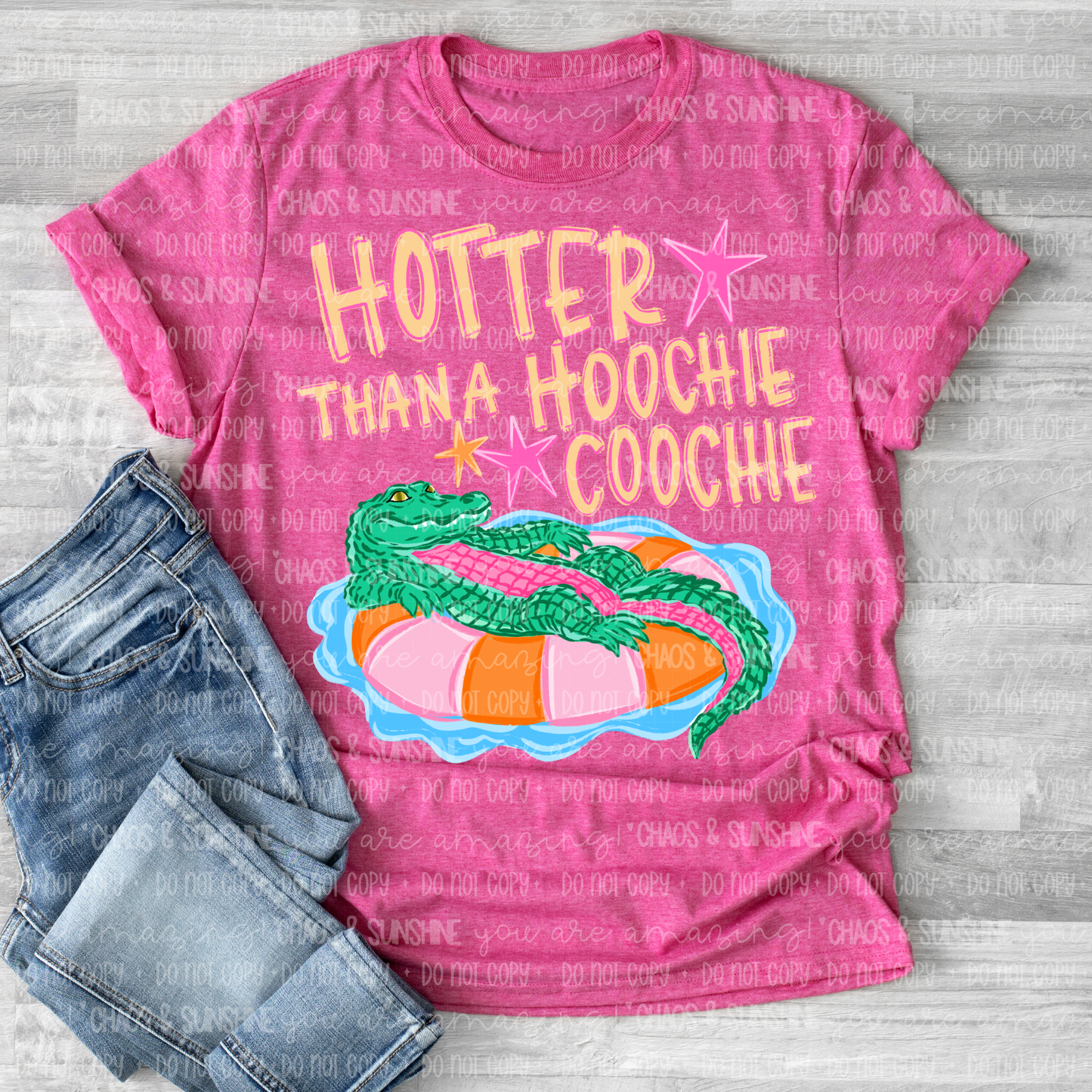 Hotter Than a Hoochie Coochie Tee 🐊🔥