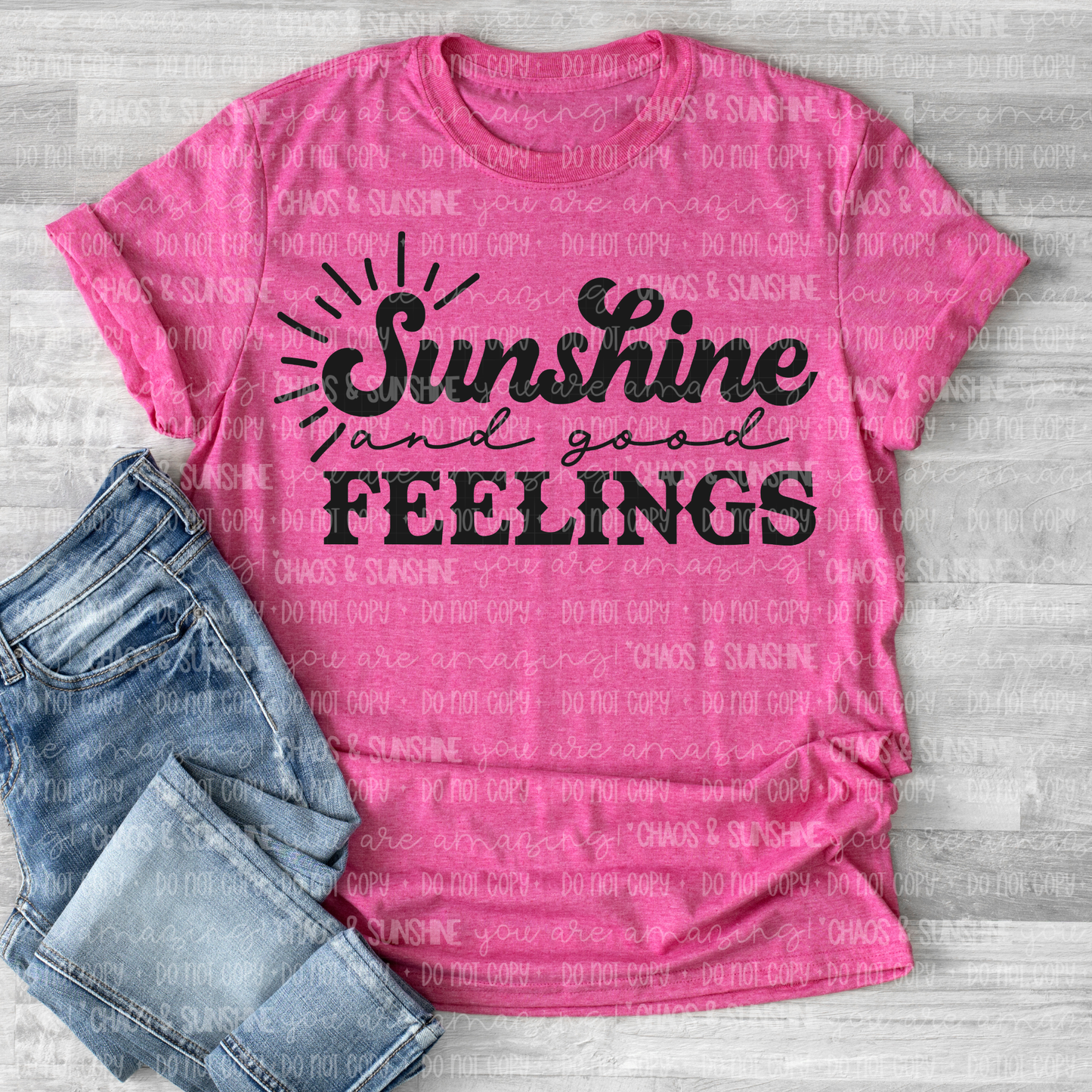 Sunshine & Good Feelings Graphic Tee ☀️