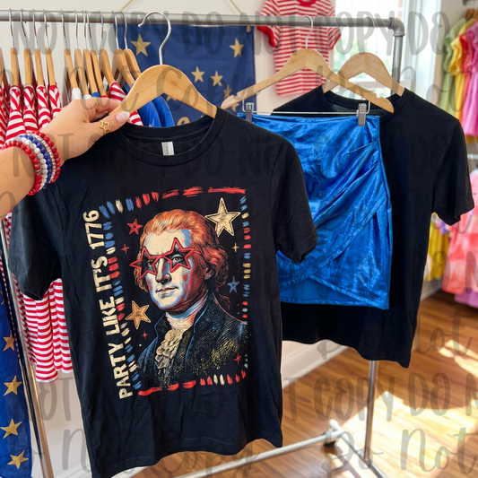 Party Like It’s 1776 Patriotic Graphic Tee ⭐🇺🇸