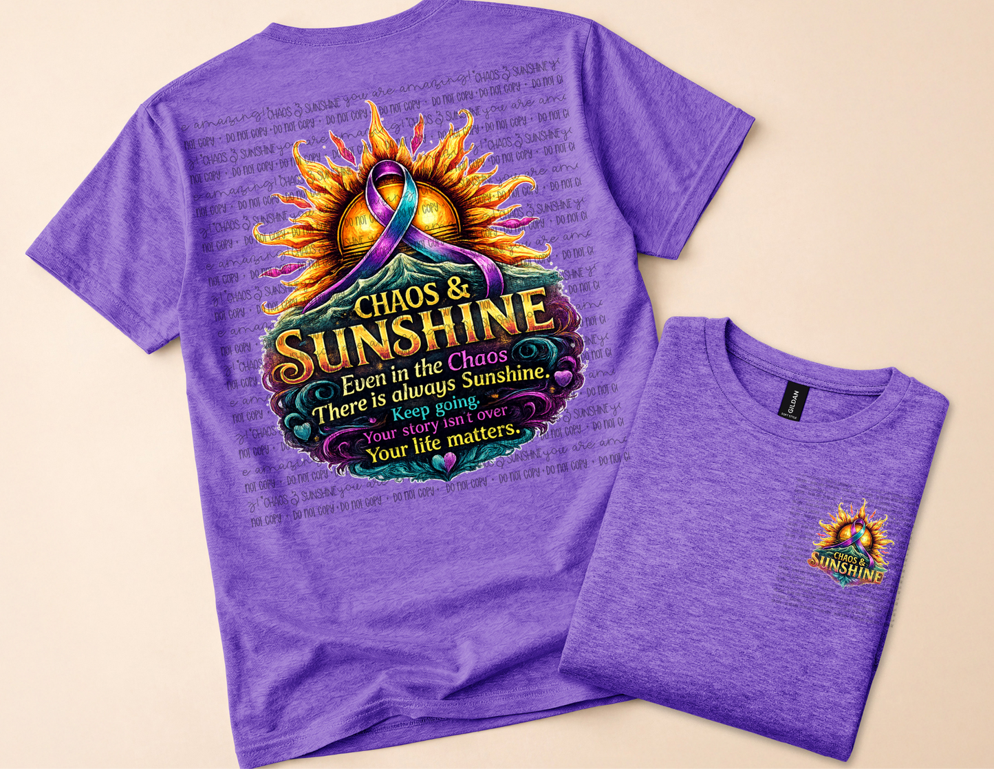 Chaos & Sunshine Suicide Awareness Sweatshirt