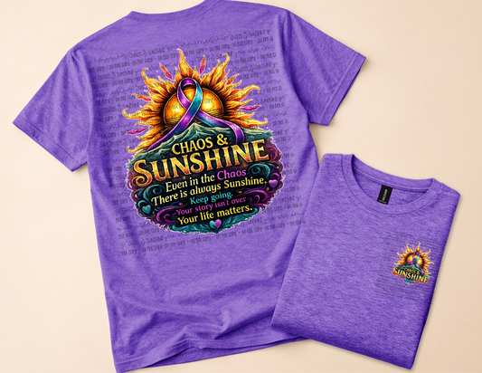 Chaos & Sunshine Suicide Awareness Sweatshirt