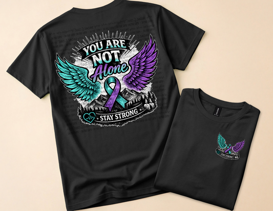 You Are Not Alone Suicide Awareness Sweatshirt