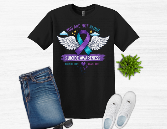 You Are Not Alone Suicide Awareness Sweatshirt