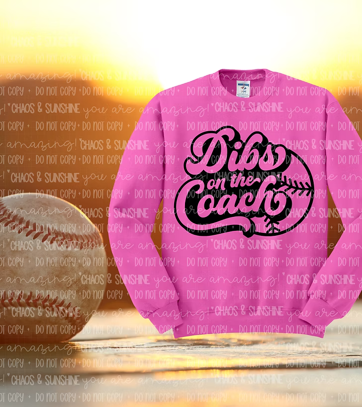 Dibs on the Coach Baseball Tee