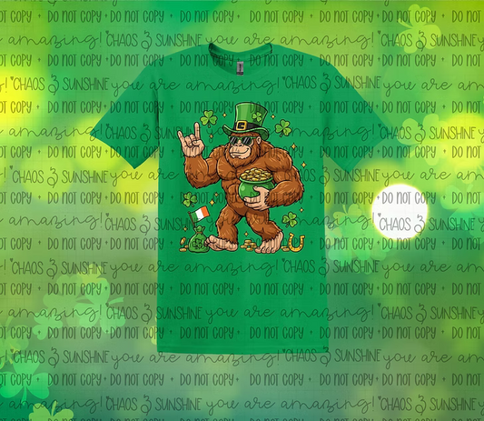 Lucky Bigfoot St. Patrick’s Day Tee