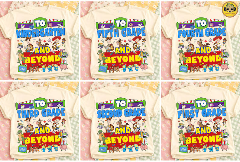 To My Grade and Beyond Back to School Graphic Tee