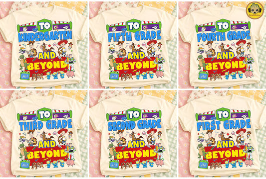 To My Grade and Beyond Back to School Graphic Tee