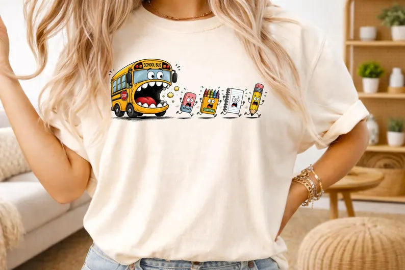 Back to School Chaos | School Bus Graphic Tee